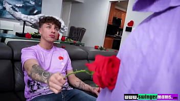 Sloppy valentine’s day mom swap