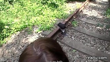 Attractive czech teenie is tempted in the mall and plowed in pov