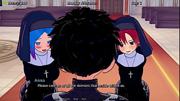 Nun blowjob 3d hentai gameplay