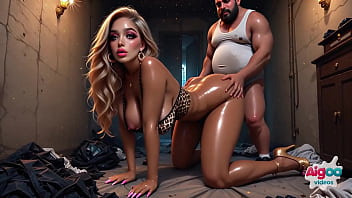 Queen of council estate fucks everyone ai