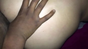 Doggystyle on white booty