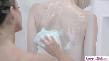 Small tits lena anderson invites her stepmoms new gf big tits petite milf jennifer white to share the shower with her and lets her lick her pussy