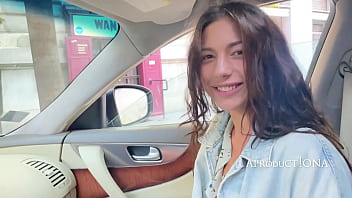 Eva elle second squirting in my car multi cam