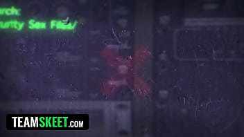 Cutie bubble butt green haired student steals and learns a hard fucking lesson shoplyfter