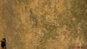 In a ruined house he fucks me cum on my natural tits