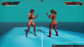 Bruna vs candy nf3d kinky female competitive combat