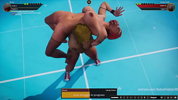 Bruna vs candy nf3d kinky female competitive combat