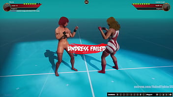 Bruna vs candy nf3d kinky female competitive combat
