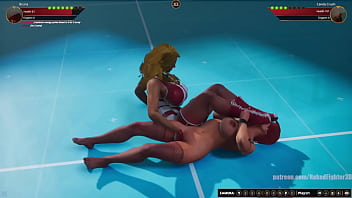 Bruna vs candy nf3d kinky female competitive combat