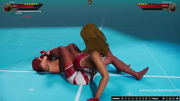 Bruna vs candy nf3d kinky female competitive combat