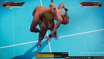 Bruna vs candy nf3d kinky female competitive combat