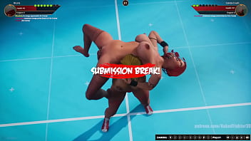 Bruna vs candy nf3d kinky female competitive combat