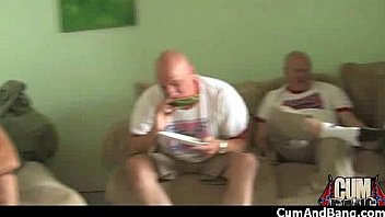 Black slut group in her mouth 17