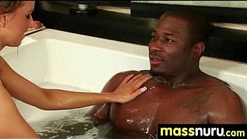 Nuru massage ends with a hot shower fuck 18