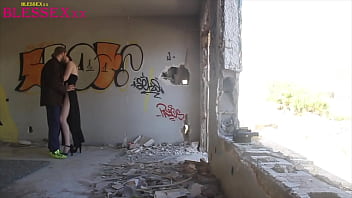 Young student is tricked by a homeless denise martin & magic javi