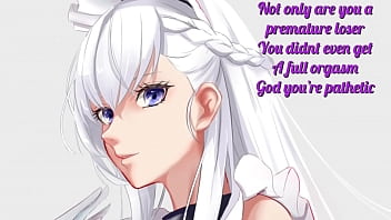 Maid short jerk off instructions censorship insults ruined orgasm denial