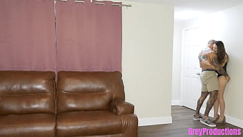 Fucking as soon as we walk in the door