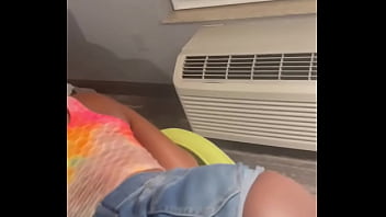 Giving a blowjob while spinning on a chair