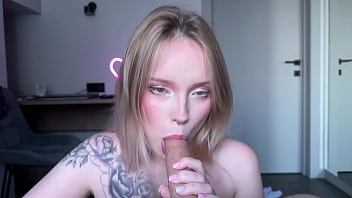 Horny stepsis wants to be my first tittyfuck rough sex cum on tits