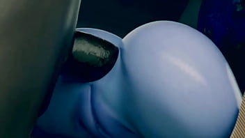 She love her blue pussy creampie