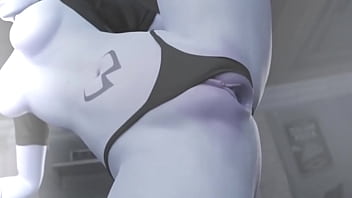 She love her blue pussy creampie