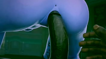 She love her blue pussy creampie