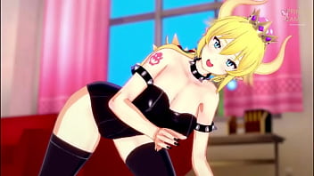 Bowsette busty joi jerk off try not to cum