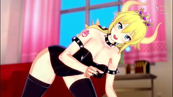 Bowsette busty joi jerk off try not to cum