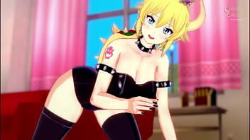 Bowsette busty joi jerk off try not to cum