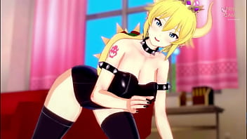 Bowsette busty joi jerk off try not to cum