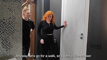 Trip hotel fucking traveling with stepmom