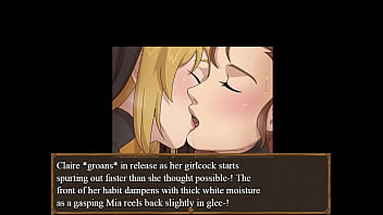 A claire plays claire's quest ep 42 more action with our new protege and find more futanari girls all chained up and sexy like