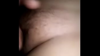 My m alone in home so she fingering pussy