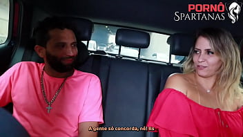 Carioca goxxxtosa chega em sp e a putaria começa dentro do uber