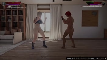 Tabby vs bruna nf3d lesbian sexfight