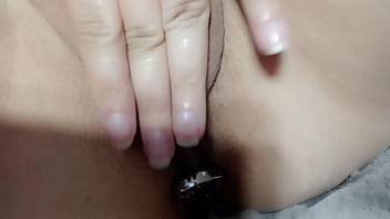 Fieryaries fingering myself with my butt plug in aug 04 2025