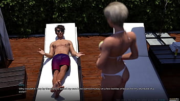 Summer scent #1 meeting the busty blonde stepsister eve in her swimsuit