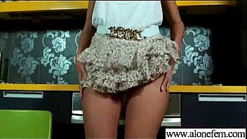 Sex tape with horny girl using sex dildo toys movie 28