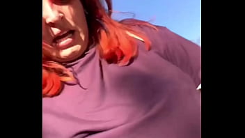 Walking with clothespins licking dirt fucking with wooden stick