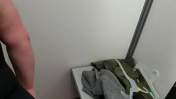 Sexy bbw in a store's dressing room