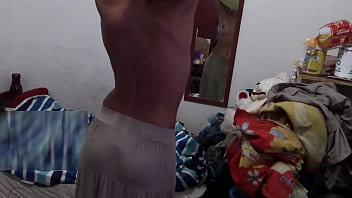 Teasing while undressing