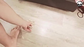 Now the second part of my video with melania torres beautiful curvy 18 year old woman she's shooting her first pornogr