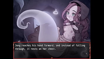 Harem in another world hentai game ep 17 tiny tits ghost maid is a pervert