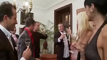 Sarah twain and her sexy girlfriends get a hard fucking at an orgy