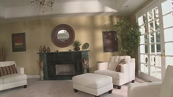 Blonde milf with big boobs paige ashley takes on two cocks in fishnets