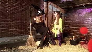 Blonde milf with big boobs paige ashley takes on two cocks in fishnets