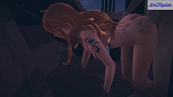 Nami got fucked on the thousand sunny 3d hentai one piece