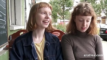 Lesbian lovers love trying new things