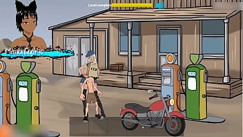 Fuckerman series stopping at a gas station and having sex with all sorts of women