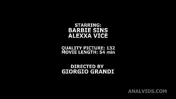 With my friend barbie we got double busted in the ass and got filled with cum in my ass and she gave it to me to swallow